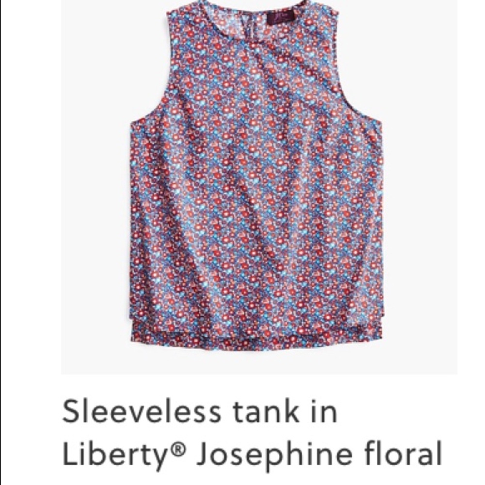 Sleeveless tank top Liberty Color Azure Cerise